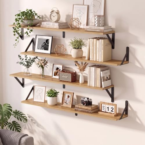36 Inch Wall Shelves 6 Inch Deep Set of 2 - Image 5