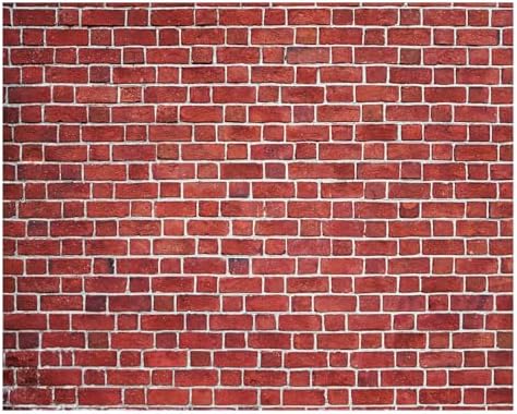 VitalCozy 15 x 10 ft Red Brick Wall Backdrop Fabric Halloween Background by VitalCozy