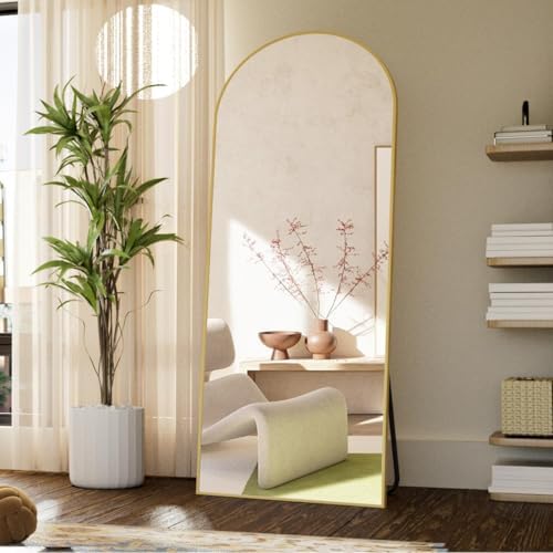 Koonmi 65x24 Arched Full Length Mirror, Floor Mirror by KOONMI