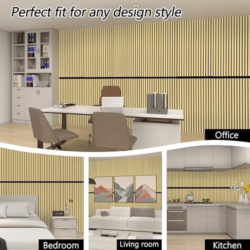 Luxdecor Acoustic Wood Slat Wall Panels - Image 6