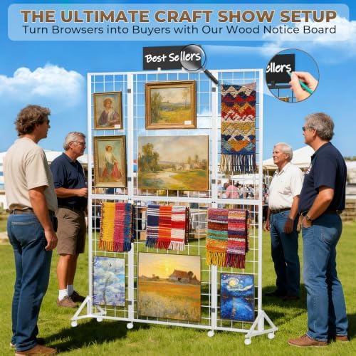 Foldable Grid Wall Panel, Gridwall Display Stand - Image 6