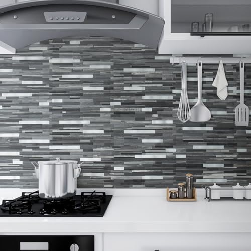 DICOFUN 10-Sheet Peel and Stick Backsplash Tile, 9.4 sq.ft - Image 2