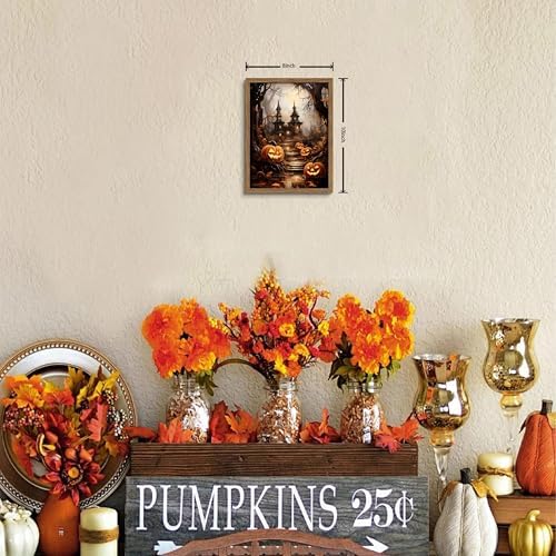 Framed Vintage Halloween Wall Art - Image 3