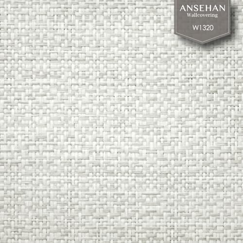 Ansehan Wallcovering W1320 Oxford Collection 36" W x 8 Yard L, Natural Paper - Image 2