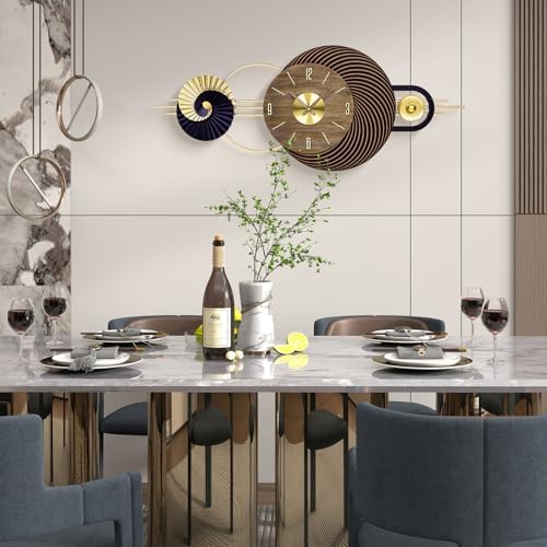 39x16 Inch Oversized Wall Clock Battery Operated, Modern Statement Decor - Image 5