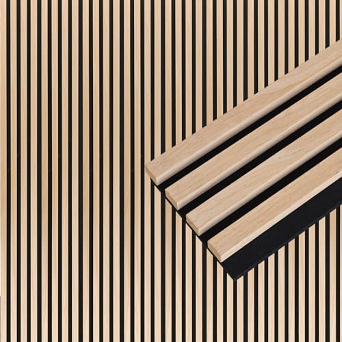 NeatiEase Wood Wall Panels, 9 Feet Acoustic Slat Wall Panels - Image 6