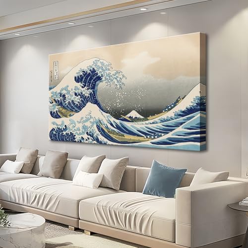 weiyiart The Great Wave off Kanagawa by Katsushika Hoki Classic Art - Image 5