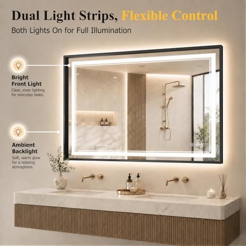 30"x48" LED Bathroom Mirror - Image 3