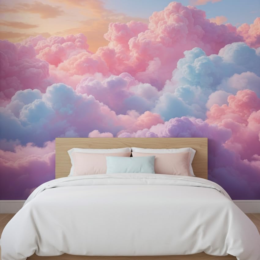 Toolhom-Cloud Peel and Stick Wallpaper - Image 3