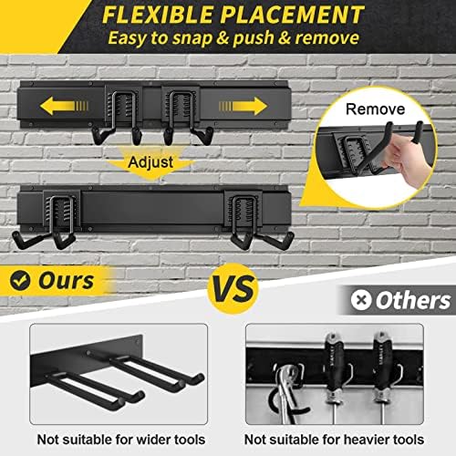 UUP 48" Garage Tool Organizer Wall Mount, 440lbs Garden Garage Storage Garage - Image 3