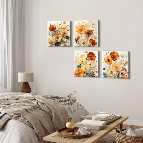 Colorful Flower Wall Art Wildflower Pictures - Image 2