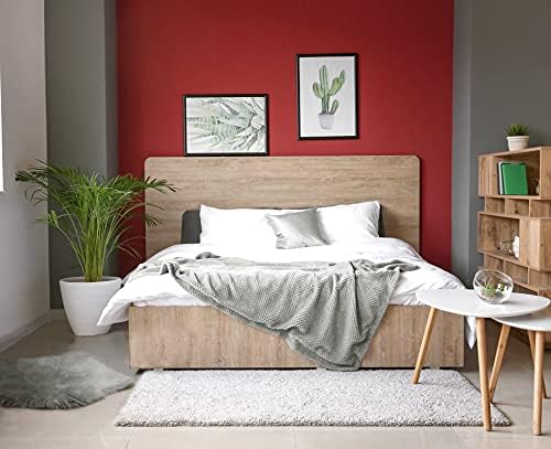 15.7" x 118" Thicken Red Wallpaper Red Contact Paper Solid Color Peel and Stick - Image 6
