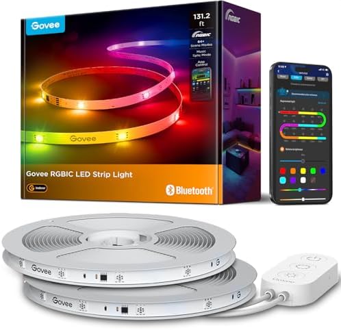 Govee 131.2ft RGBIC LED Strip Lights, LED Lights by Unknown