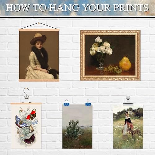 LANCHI95 15 Pcs Unframed Vintage Eclectic Art - Image 5