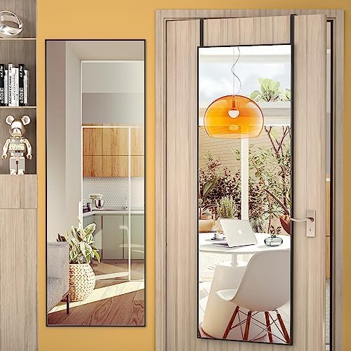 Hasipu Door Mirror Full Length, 51 x 16 Inch Full Body Wall Mirror Over The by Whatssuitableisthebest