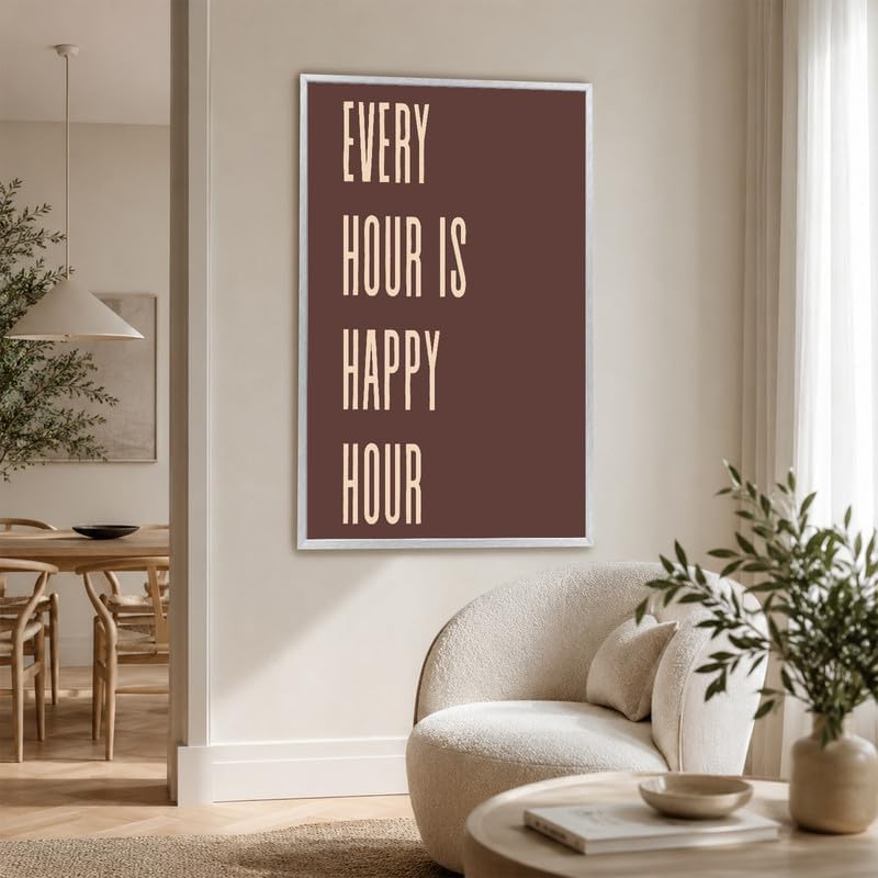 InkFlow Posters Every Hour Happy Hour Canvas Poster - Image 5