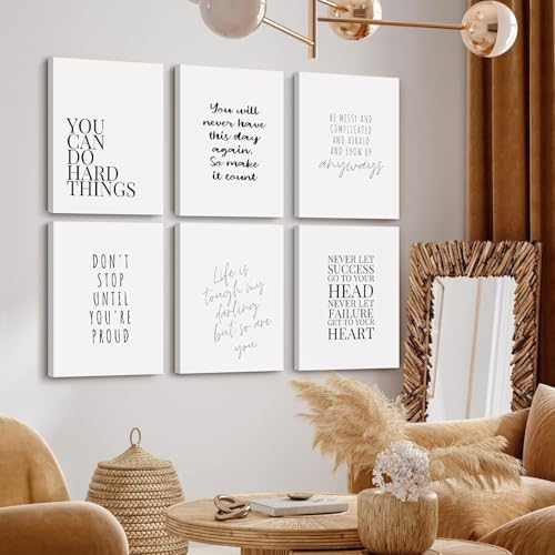 Office Inspirational Wall Art Decor Motivational Quotes Canvas Wall Art - Image 3