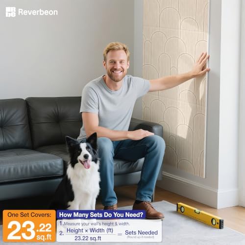Minimalist Acoustic Wall Panels, Decorative Sound Absorbing Panels, 6 Pack - Image 5