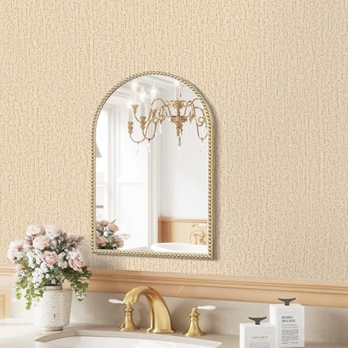 Beige Peel and Stick Wallpaper Vintage Wallpaper 15.7inch x 196.85inch Adhesive - Image 2