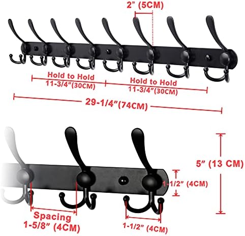 Dseap Coat Rack Wall Mount - Image 7