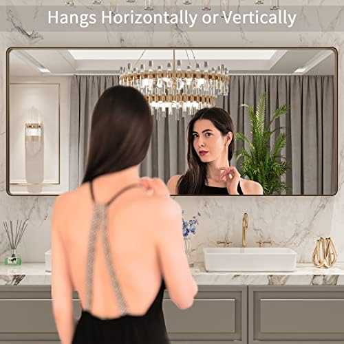 LOAAO 72"X32" Bronze Bathroom Mirror - Image 2