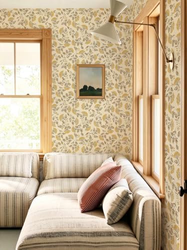 Dimoon Vintage Peel and Stick Wallpaper Floral Contact Paper Farmhouse - Image 6