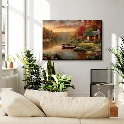 Serene Landscape Canvas Wall Art - Image 6