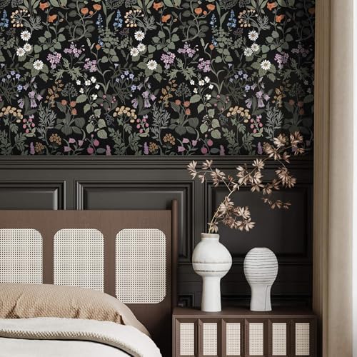 Dimoon 17.3" X 236" Peel and Stick Wallpaper Floral Contact Paper Wall Art - Image 3