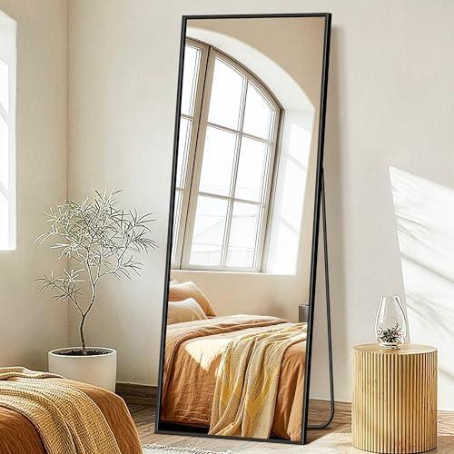 FICTOR Full Length Mirror with Stand, Floor Standing Mirror by FICTOR