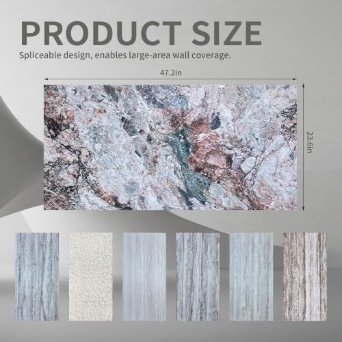 5 PCS 47.2"x23.6"3D Faux Stone Wall Panels - Image 3