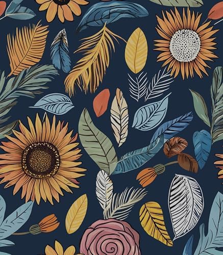 Laatse Boho Wallpaper Peel and Stick 17.5"x393" by Laatse