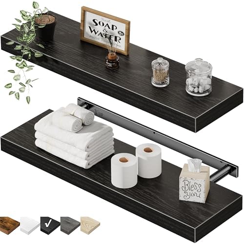 QEEIG Bathroom Long Floating Shelves by QEEIG