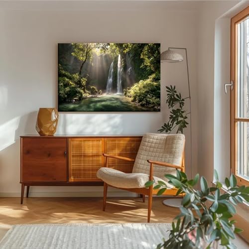 Serene Landscape Canvas Wall Art - Image 4