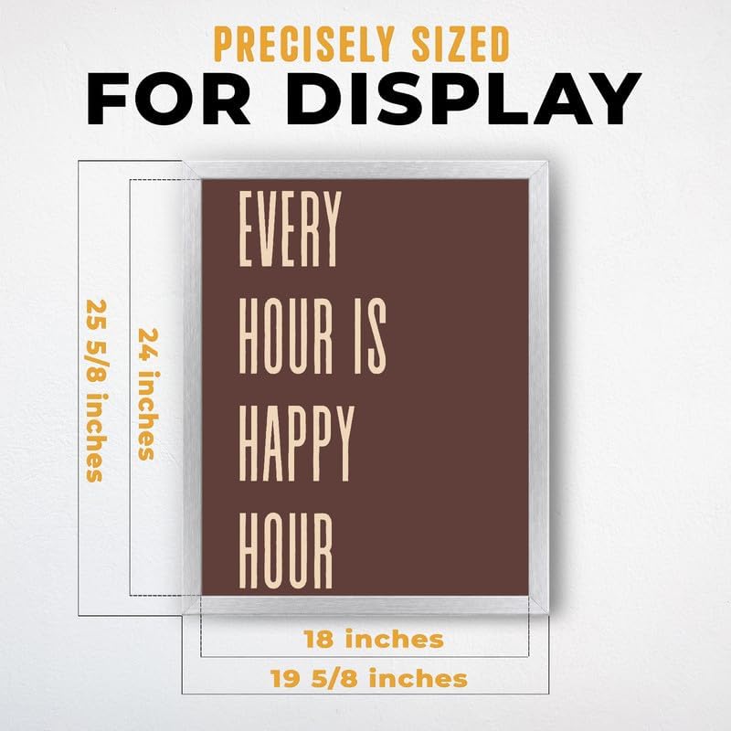 InkFlow Posters Every Hour Happy Hour Canvas Poster - Image 3