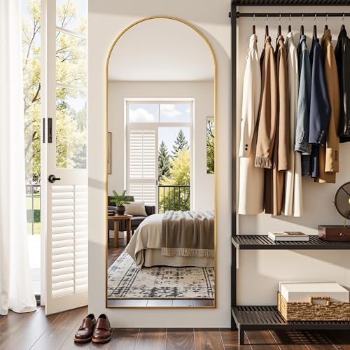 58"x18" Arched Full Length Mirror, Full Body Mirror - Image 2