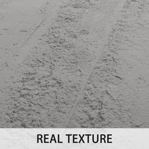 PU 3D Wall Panels Cement Texture, 4 Pieces, 47.24 × 23.62 inch - Image 4