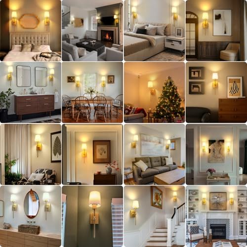 iThird Battery Operated Wall Sconces Set of 2 - Image 4