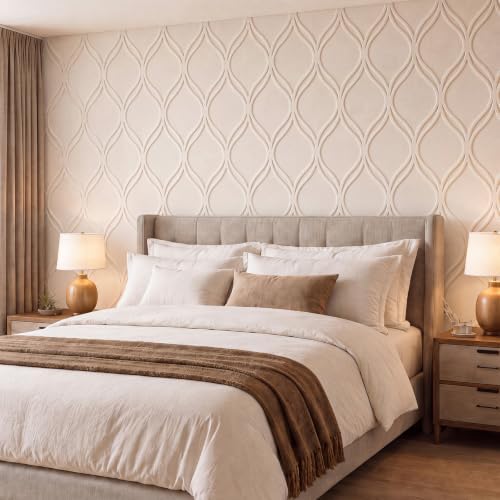 Yalikop 6 Pcs 3D 12 Inch Wall Panels Premade Wainscoting Kit, Symmetrical - Image 5