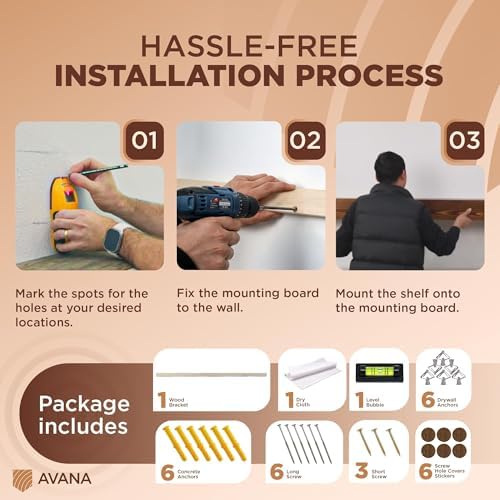 Avana Fireplace 48 Inch Mantel Shelf - Image 6