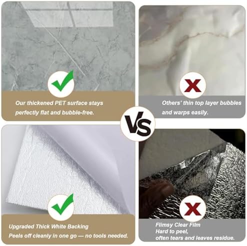GRITHOME 60PCS Peel and Stick Backsplash Shower Tile, Easy DIY in Minutes - Image 4