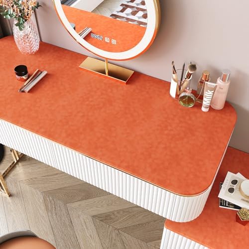 VEELIKE Orange Mottled Velvet Liner Self Adhesive Soft Felt Drawer Liners - Image 3