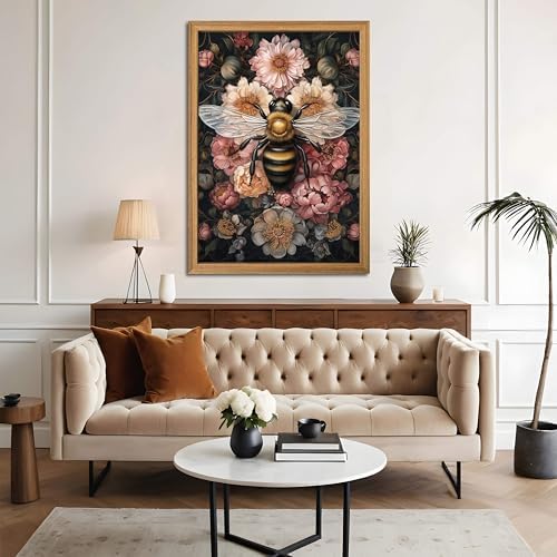 Framed Vintage 3D Textured Wall Art - Image 2