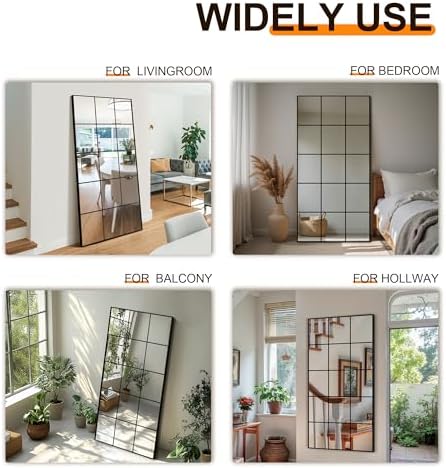 Delma Window Pane Full Length Mirror - Image 6