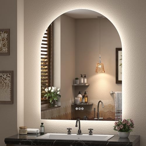 24x32 Inch Backlit Arched LED Bathroom Mirror by VANLIOBathroomMirror