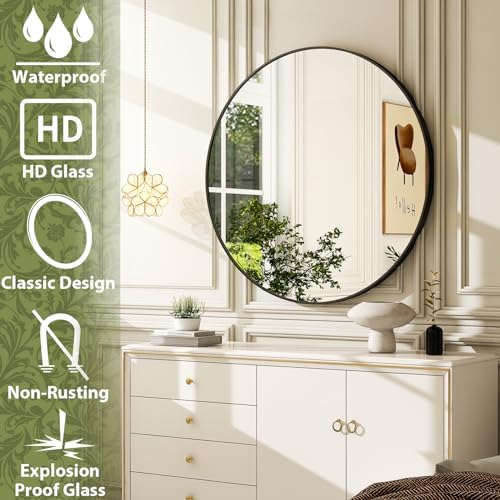 EASLY 24 Inch Round Mirror - Image 4