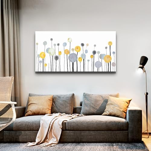 MHARTK66 Abstract Canvas Wall Art Dandelion Modern Minimalist Wall Decor – - Image 3