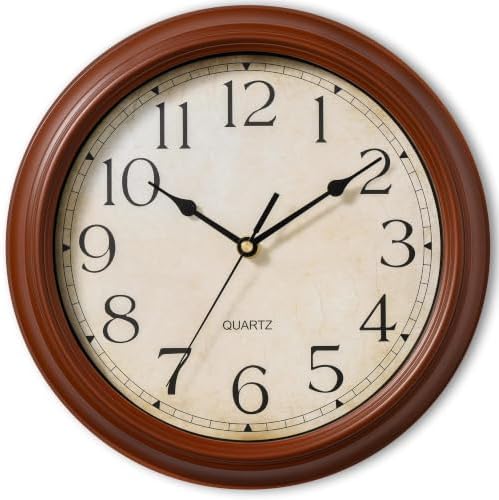KECYET Wall Clocks Battery Operated Silent Small Vintage by KECYETWALLCLOCK