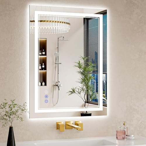 24"x32" LED Bathroom Mirror by WISSMIELSHOME