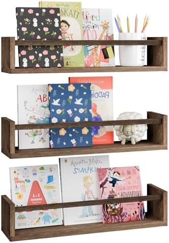 Fixwal Floating Nursery Book Shelves by Fixwal