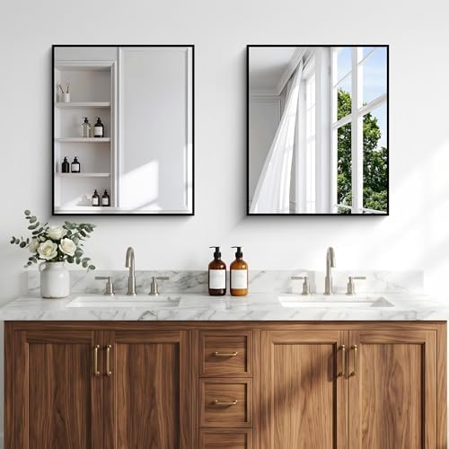 BONEWEI Bathroom Mirror, 20x24 inch Wall Mirror - Image 5